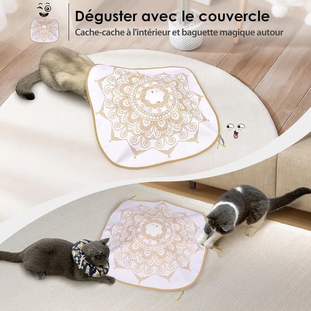 Thumbnail 2 de GoldenSun Jouet pour Chat Interactif Rechargeable