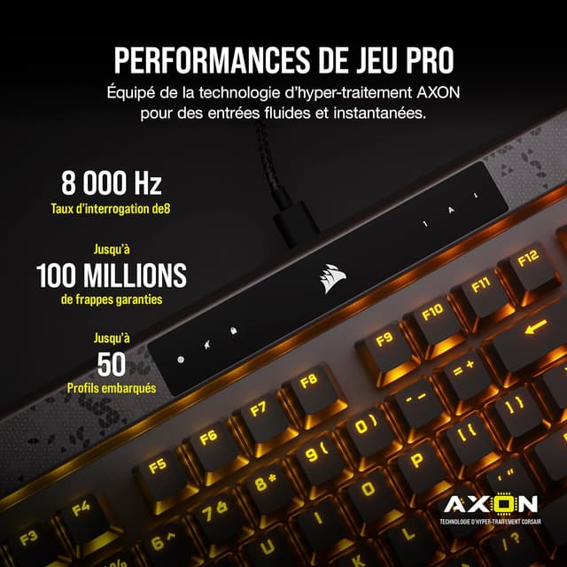 Thumbnail 5 de Corsair K70 Max RGB Clavier magnétique MGX