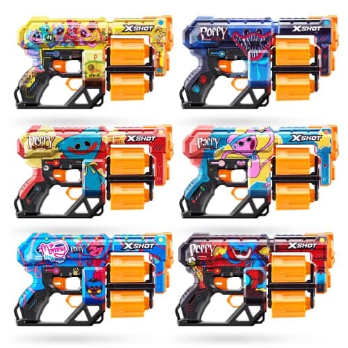 Thumbnail 4 de ZURU XShot X-Shot Skins Dread Poppy Playtime, 12 dardos