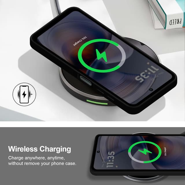 Thumbnail 6 de BTstring soft silicone case for Motorola Moto G55 with camera protection (black)