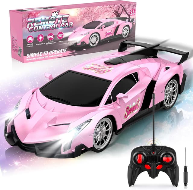 Imagen de Ferngesteuertes Auto Mädchen 1:18 pink en OfertitasTOP