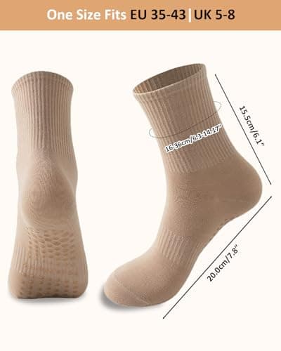 Detalle de Yikki calcetines pilates antideslizantes 4 pares