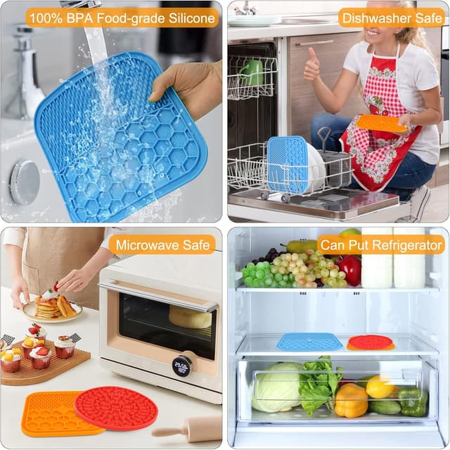 Detalle de Hysagtek 3 pack lick mats for dogs