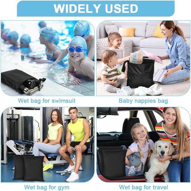 Thumbnail 6 de AOOSA wet bags 2 pack waterproof