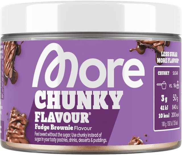 Imagen de MORE Chunky Flavour Fudge Brownie 150 g 🍫 en OfertitasTOP