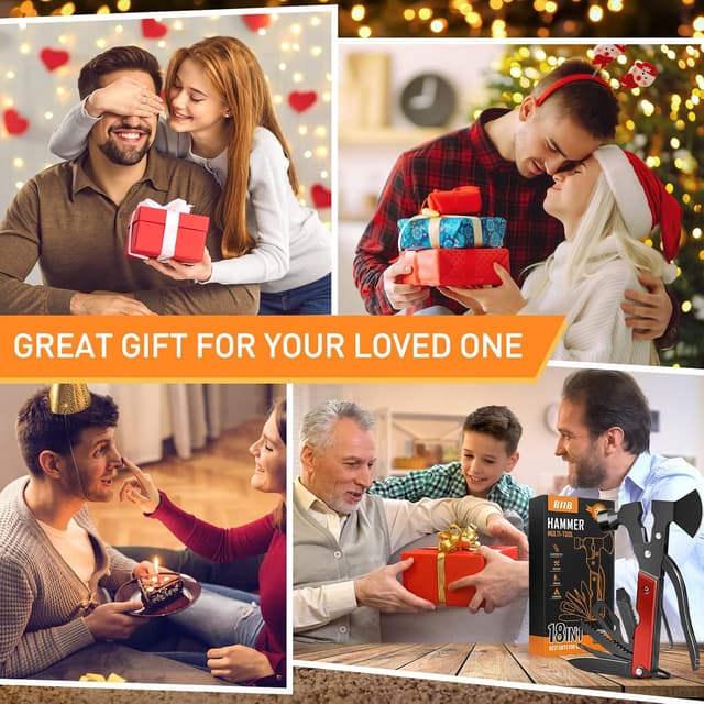 Thumbnail 6 de BIIB Idee Regalo Uomo Martello 12 funzioni