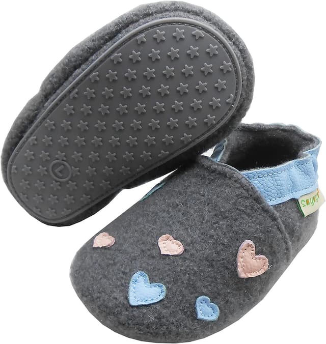 Detalle de SAYOYO Lauflernschuhe 100% Schurwolle 12 cm