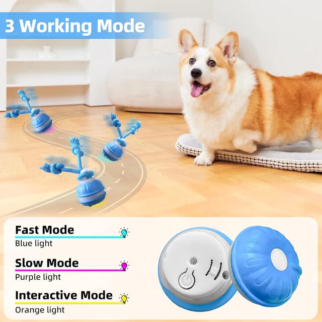 Thumbnail 1 de Dumgeo Interactive Dog Ball Blue