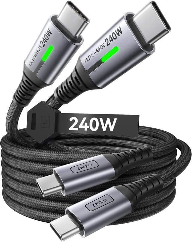 Detalle de INIU 240W USB‑C Kabel 2 m Schnellladekabel