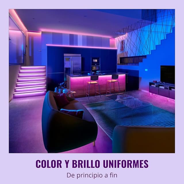 Thumbnail 1 de WiZ Tira LED Inteligente 30m RGB, Control por Voz 🌈