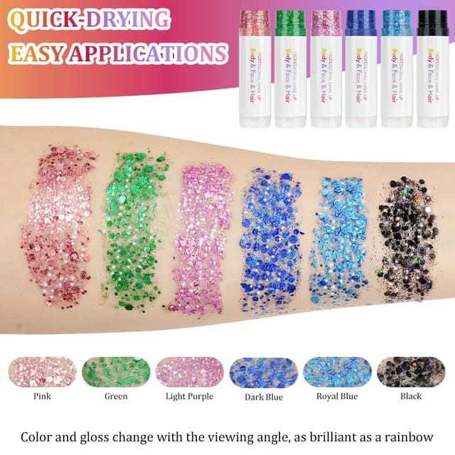 Thumbnail 1 de AOOWU Body Glitter 15g Glitzerstick 💄