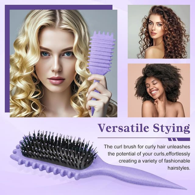 Thumbnail 5 de Lockenbürste für definierte Locken – Antistatische Stylingbürste für nasses & trockenes Haar