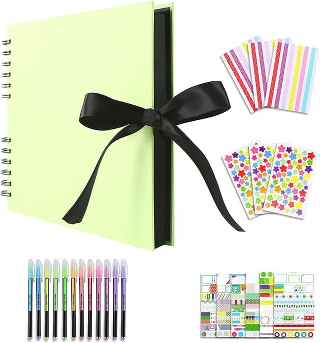 Detalle de Vienrose Álbum Scrapbook 10x15cm con 80 Páginas Regalos Especiales 📸