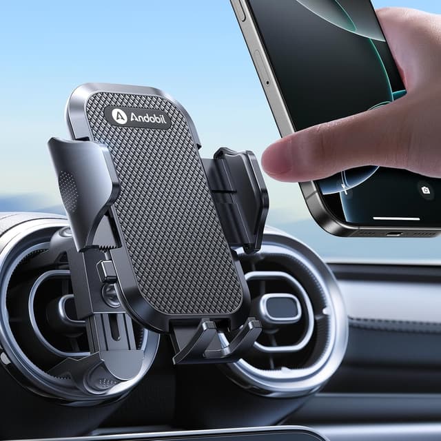 Detalle de andobil Handyhalterung Auto Runde Lüftung 48–74 mm