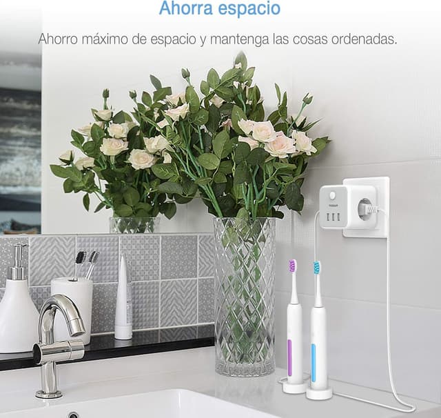 Thumbnail 4 de TESSAN 6 en 1 Cubo Enchufe USB 2500 W