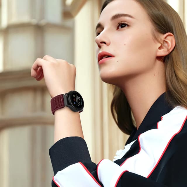 Detalle 2 de SHIJZWD Uhrenarmband mit Schnellverschluss 18 mm