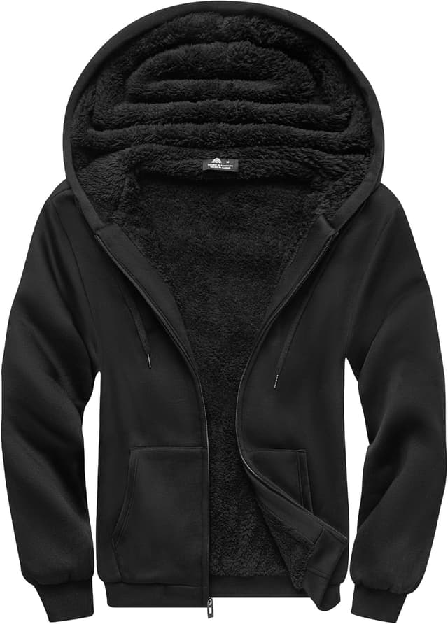 Imagen de SCODI Heavyweight Full-Zip Sherpa Hoodie en OfertitasTOP