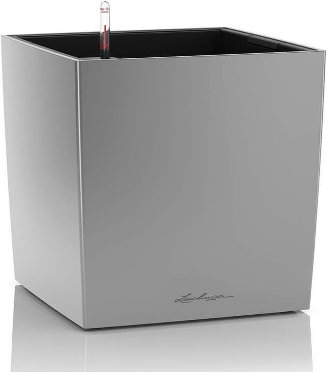 Imagen de LECHUZA Cube Premium 50 Silber metallic en OfertitasTOP