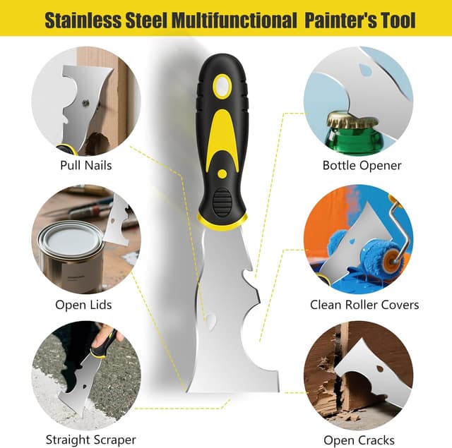 Thumbnail 3 de DEKEones Tapetenentferner Set 5 Stück Edelstahl