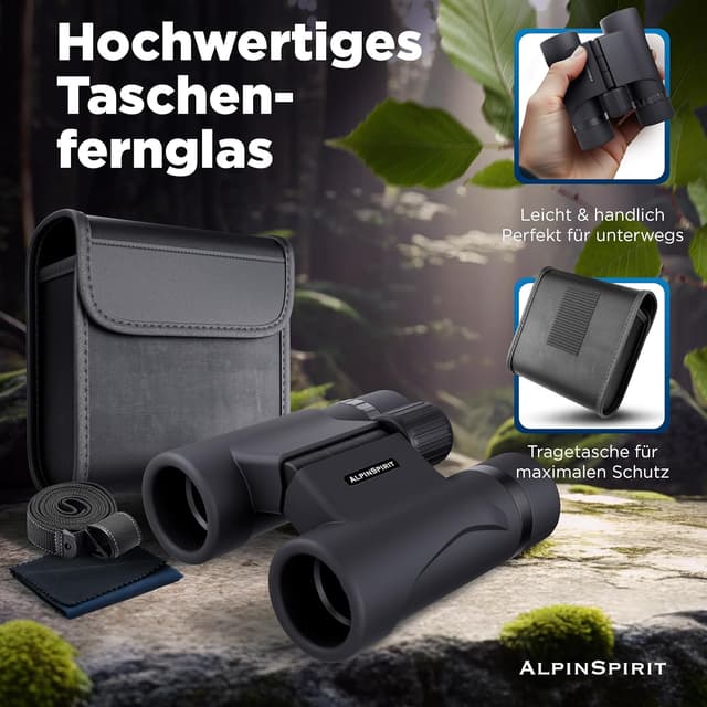 Thumbnail 1 de AlpinSpirit Taschenfernglas 8x21 Fernglas