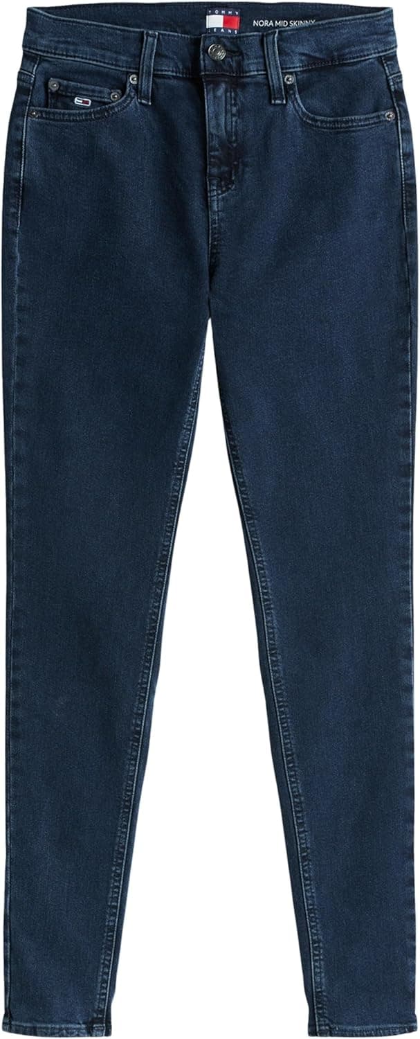 Detalle 1 de Tommy Jeans Damen Jeans Hose Nora Skinny Fit im 5-Pocket-Style
