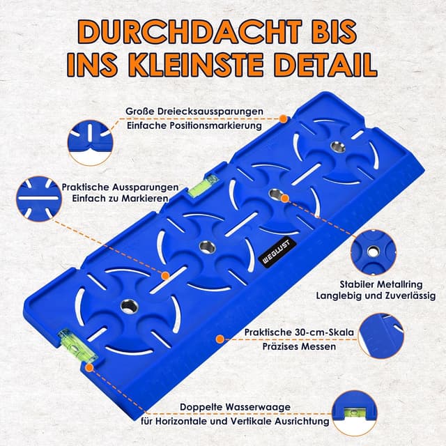 Thumbnail 2 de WEGLUST Plantilla de perforación 71 mm