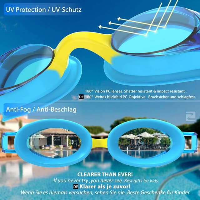 Thumbnail 3 de ZABERT K1 Kids Swimming Goggles 3–12