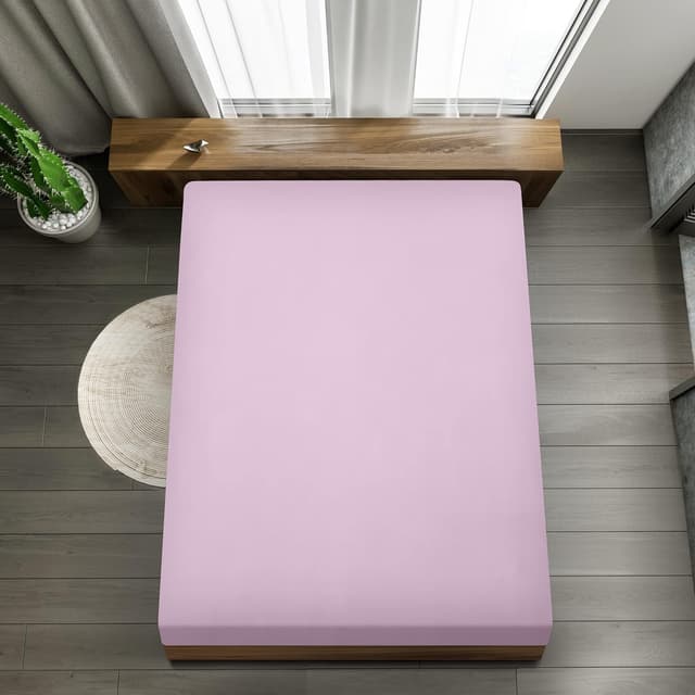 Detalle 2 de Utopia Bedding Sabana Bajera 140x200 - Lavanda 🌸 Profunda