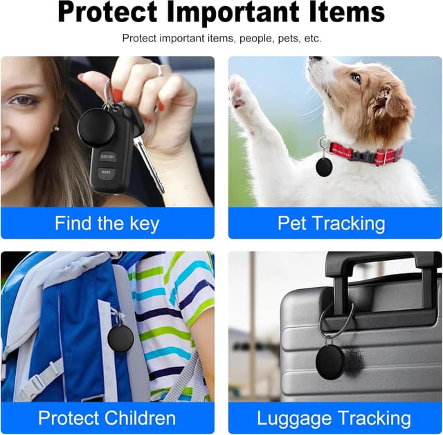 Detalle 2 de Android Bluetooth Air Tag Tracker 4-Pack (Android Only, Not for iOS) for Google Find Hub Network