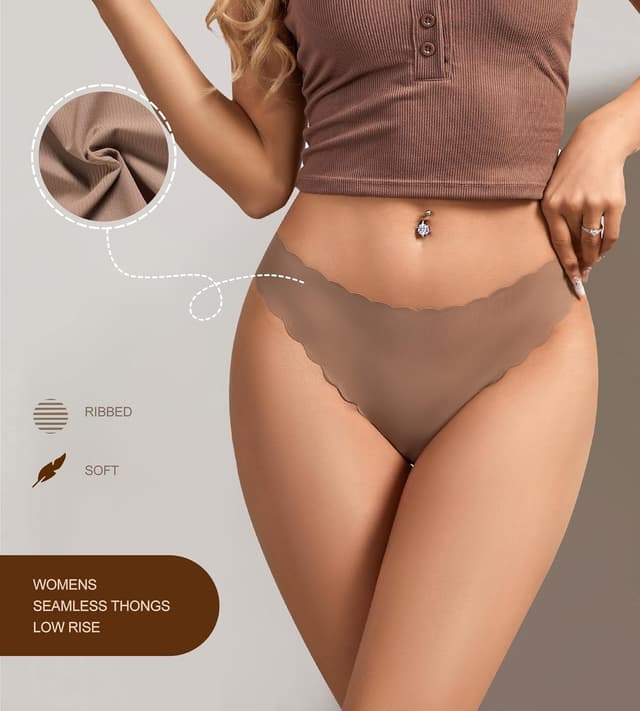 Detalle de SHARICCA Seamless Thongs 🩲
