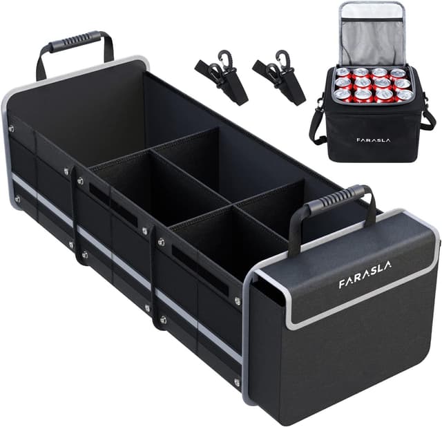 Imagen de Farasla Trunk Organizer with Cooler Bag en OfertitasTOP