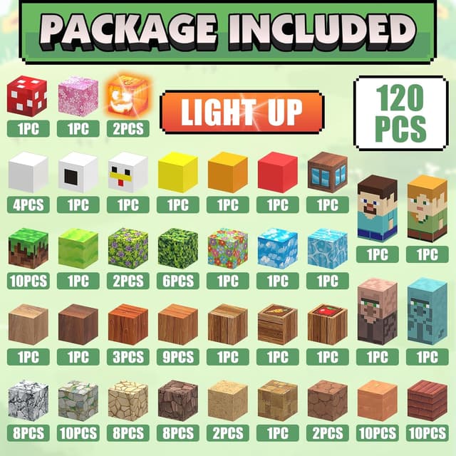 Detalle 2 de AIDYVOI Magnetic Blocks 3D Building Set 🧩