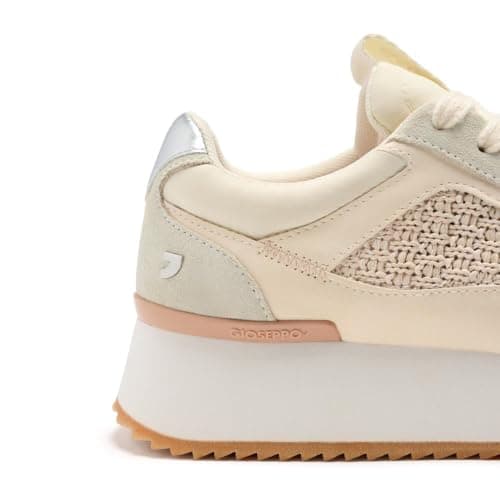 Detalle de Glover Zapatillas Piel plataforma 4 cm