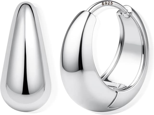 Thumbnail 5 de FIOROYAL 925 Silber Creolen 14K vergoldet