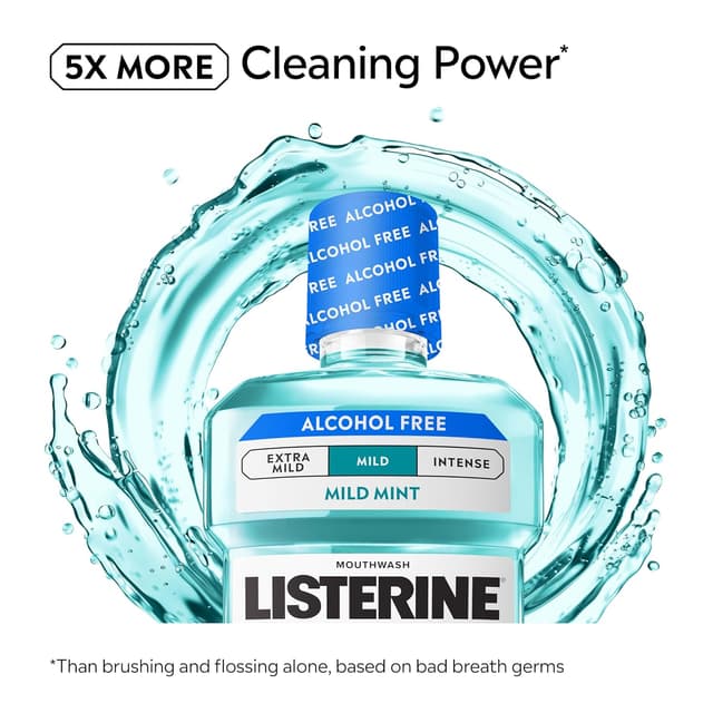 Thumbnail 2 de Listerine Alcohol-Free Mouthwash, 1L 🚰
