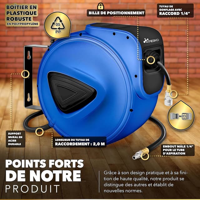 Thumbnail 6 de TRESKO Enrouleur tuyau 20m