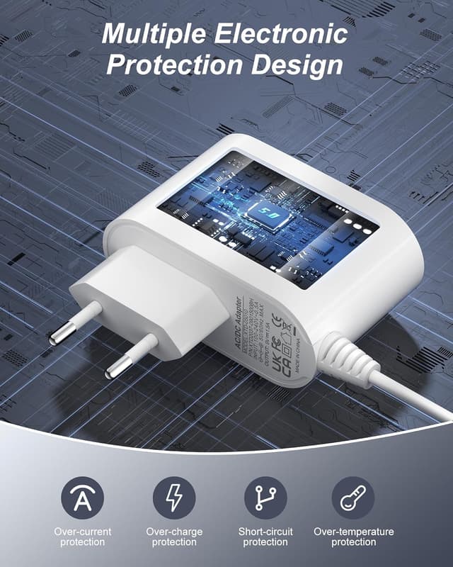 Detalle 2 de Toniebox Ladegerät/Ladestation für 9V 1,5A – Netzteil-Ersatz zum Aufladen ohne Kabel