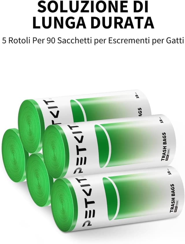 Thumbnail 4 de PETKIT Sacchetti Escrementi Gatti 90pz