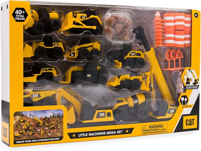 Detalle de CAT Little Machines Mega Set 40+ pieces