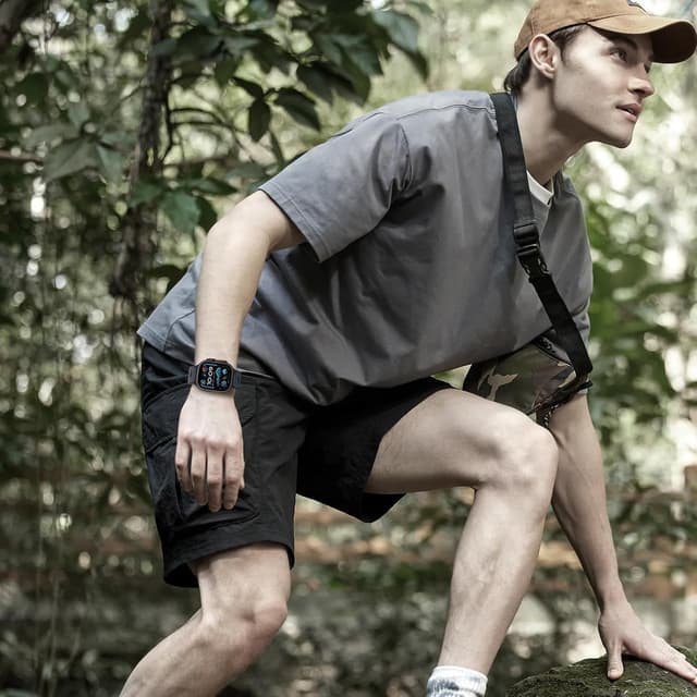 Thumbnail 6 de Anlinser Sport Straps silicone loop band for Apple Watch (42–49mm) in anthracite