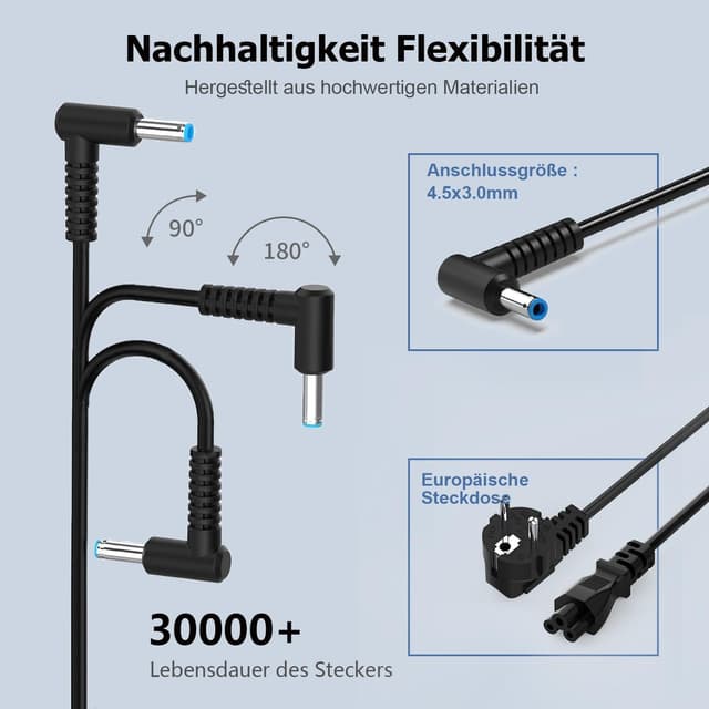 Thumbnail 3 de 90W Laptop Netzteil HP Kompatibel