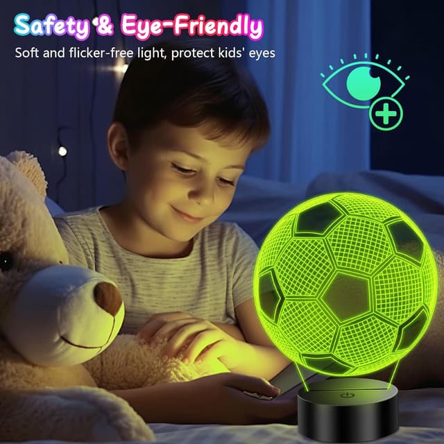 Thumbnail 6 de Polemera Football Lamp for Kids