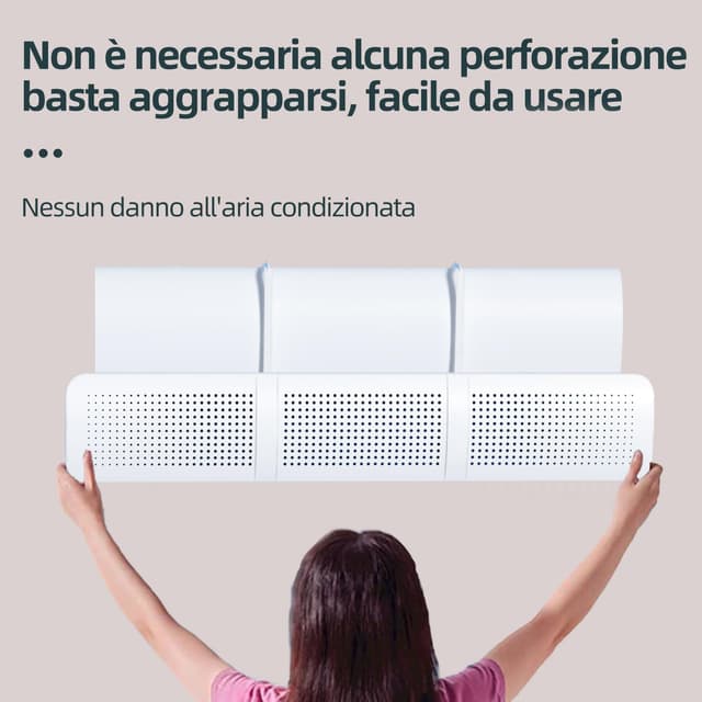 Detalle 2 de UEMUSI Deflector de Aire Acondicionado Ajustable