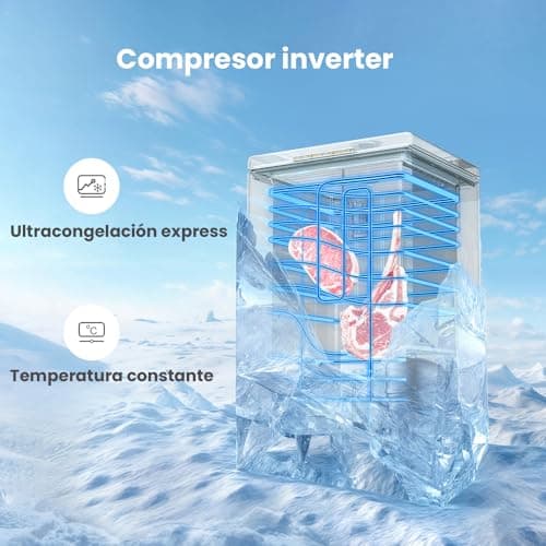 Detalle de Comfee RCC102WH2EU congelador arcón 99L