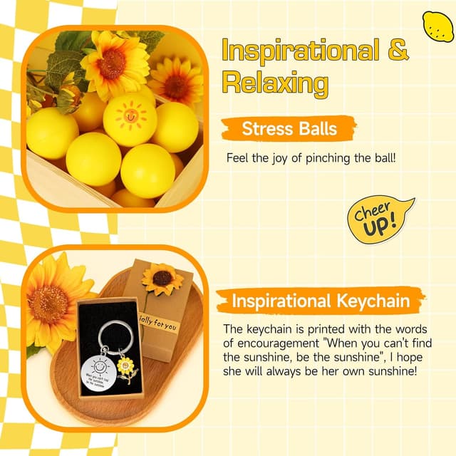 Thumbnail 5 de BRIGHTEN UP HER DAY! 10pcs Gift Basket Set