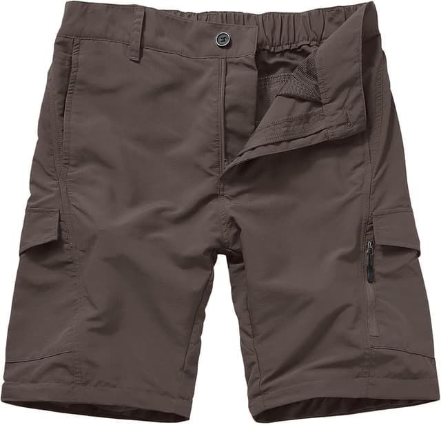 Detalle de Jessie Kidden men’s hiking walking trousers – quick-dry, waterproof and zip-off cargo pants