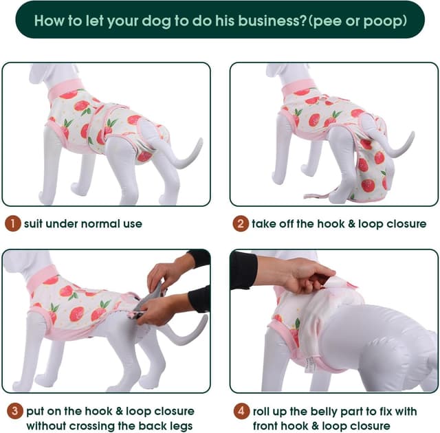 Thumbnail 3 de Kuoser Dog Recovery Suit L