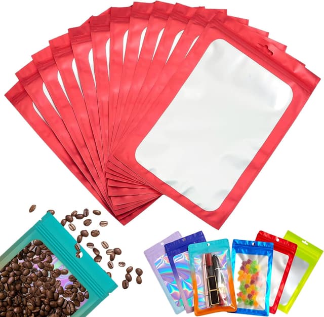 Detalle de Mylar Zip-Beutel 10x15 cm, 100 Stück