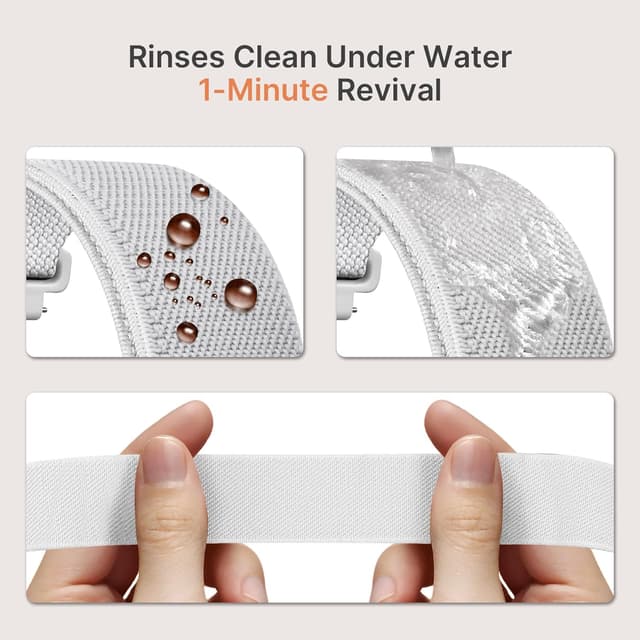 Detalle de Fullmosa nylon Apple Watch strap 4 pack