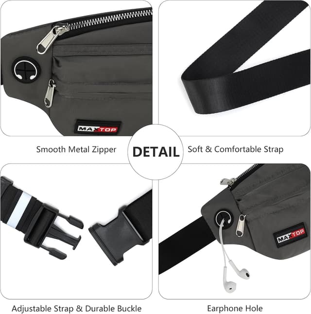 Thumbnail 4 de MAXTOP Riñonera Deportiva para Correr y Viajar